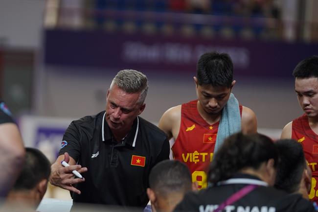 Bóng rổ nam Việt Nam thua Thái Lan 41 điểm trận mở màn SEA Games 6